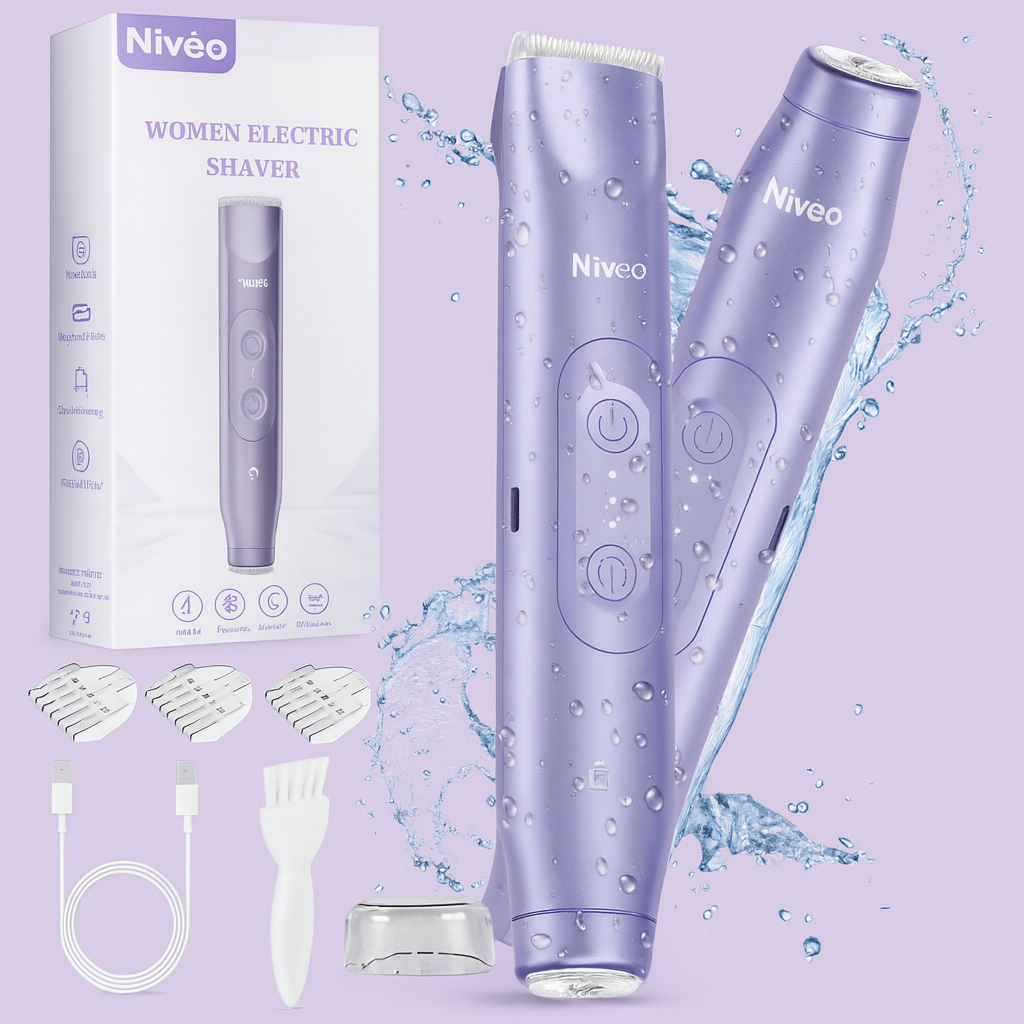 Nivéo 2-in-1 Glow Trimmer - Dual Head Precision Trimmer