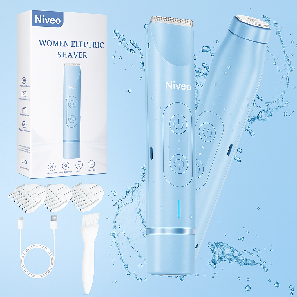 Nivéo 2-in-1 Glow Trimmer - Dual Head Precision Trimmer