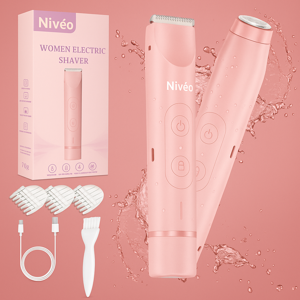 Nivéo 2-in-1 Glow Trimmer - Dual Head Precision Trimmer