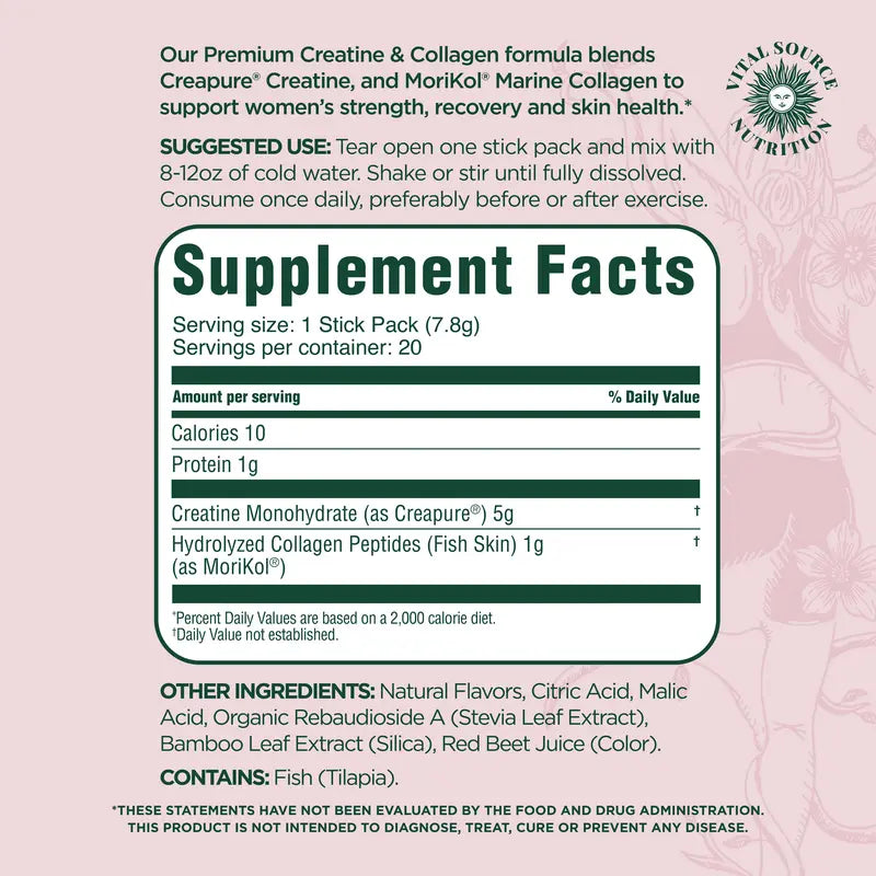 Creatine & Collagen Stick Packs - FleXi - Nivéo